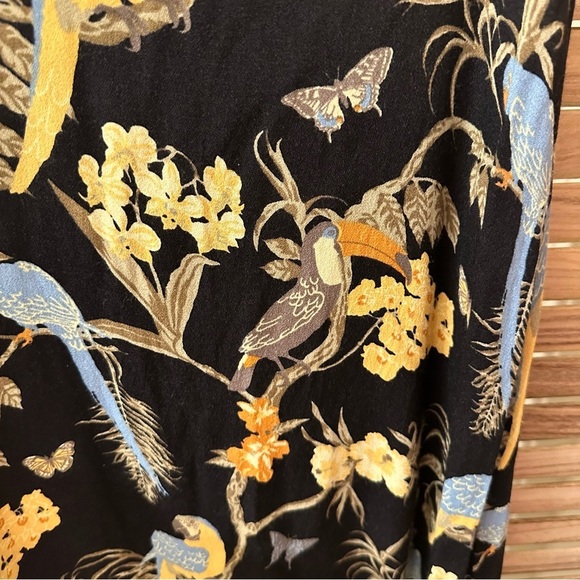 Rare Reformation Afternoon Birds Print Midi Dress size 0 - Picture 4 of 6